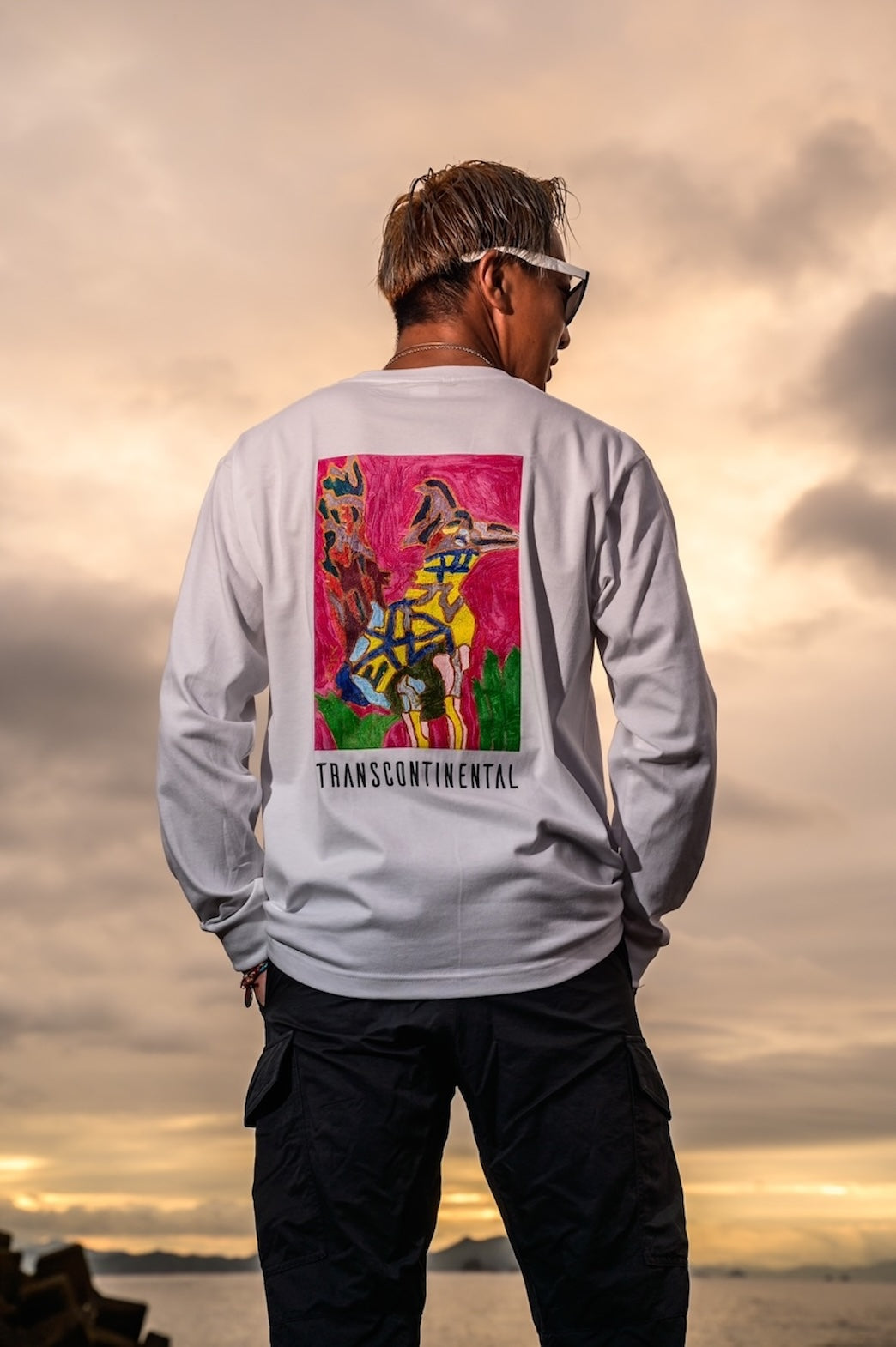 Africa feat.yuma - Long Sleeve(White)