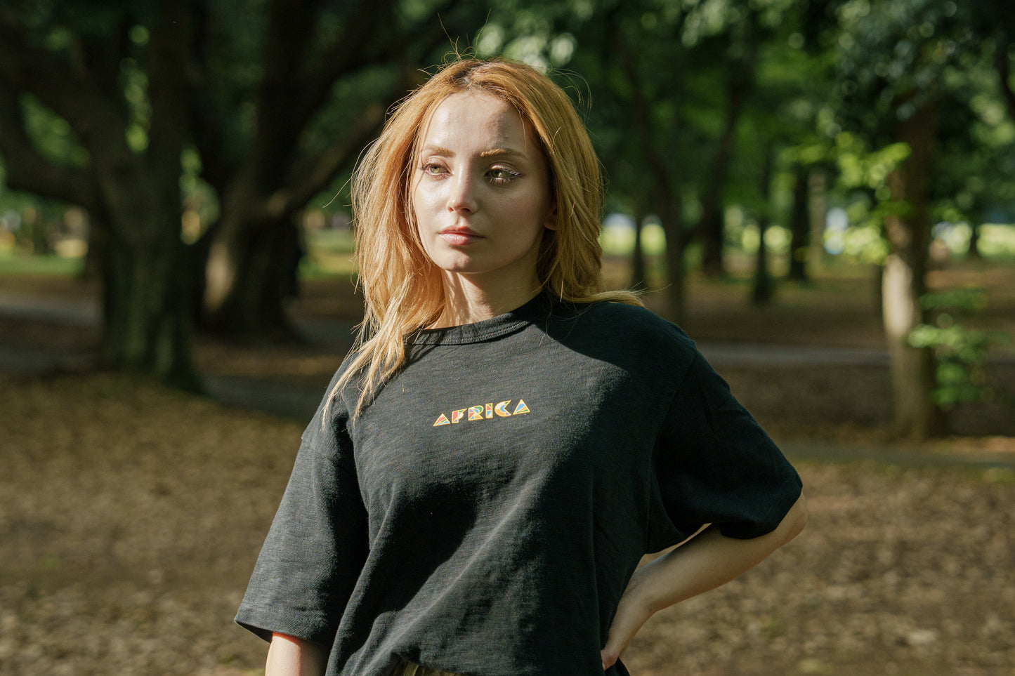 【応援】Africa Waka!Waka! Tee(Black)