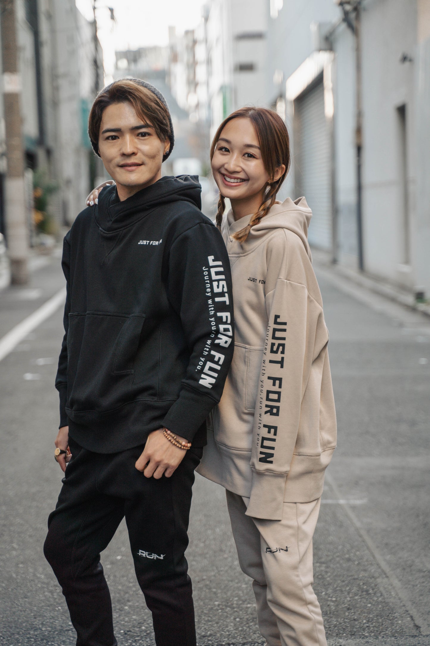 RUN スウェットセットアップ(裏起毛)