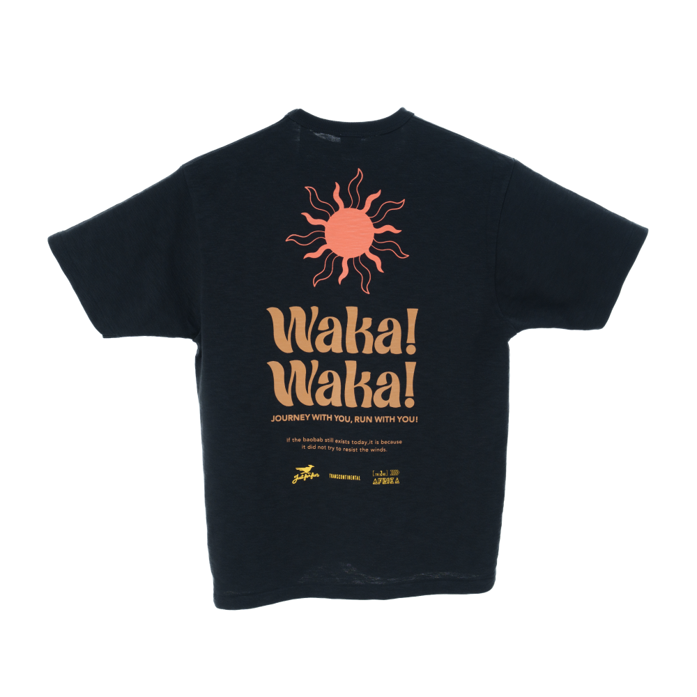 【応援】Africa Waka!Waka! Tee(Black)