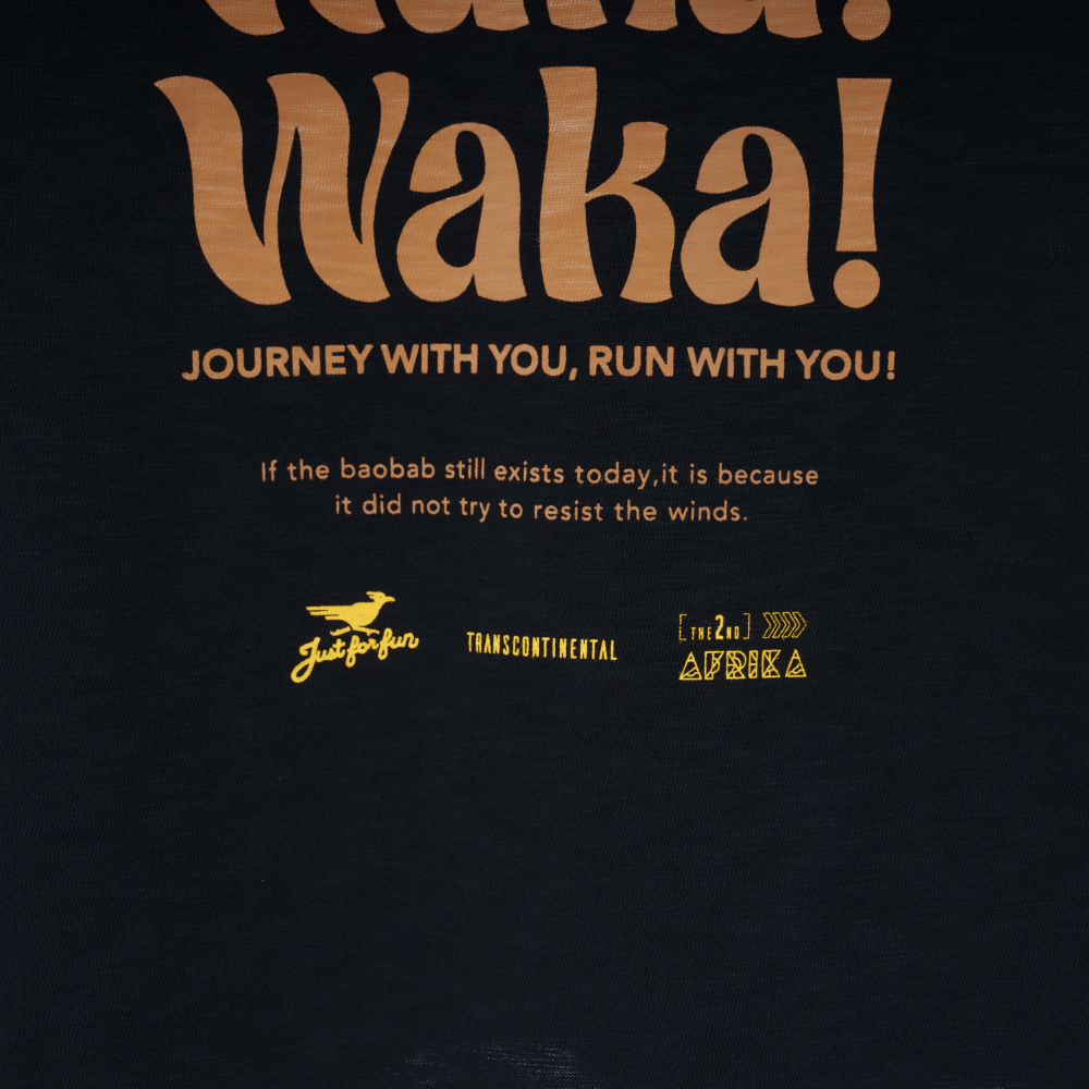 【応援】Africa Waka!Waka! Tee(Black)