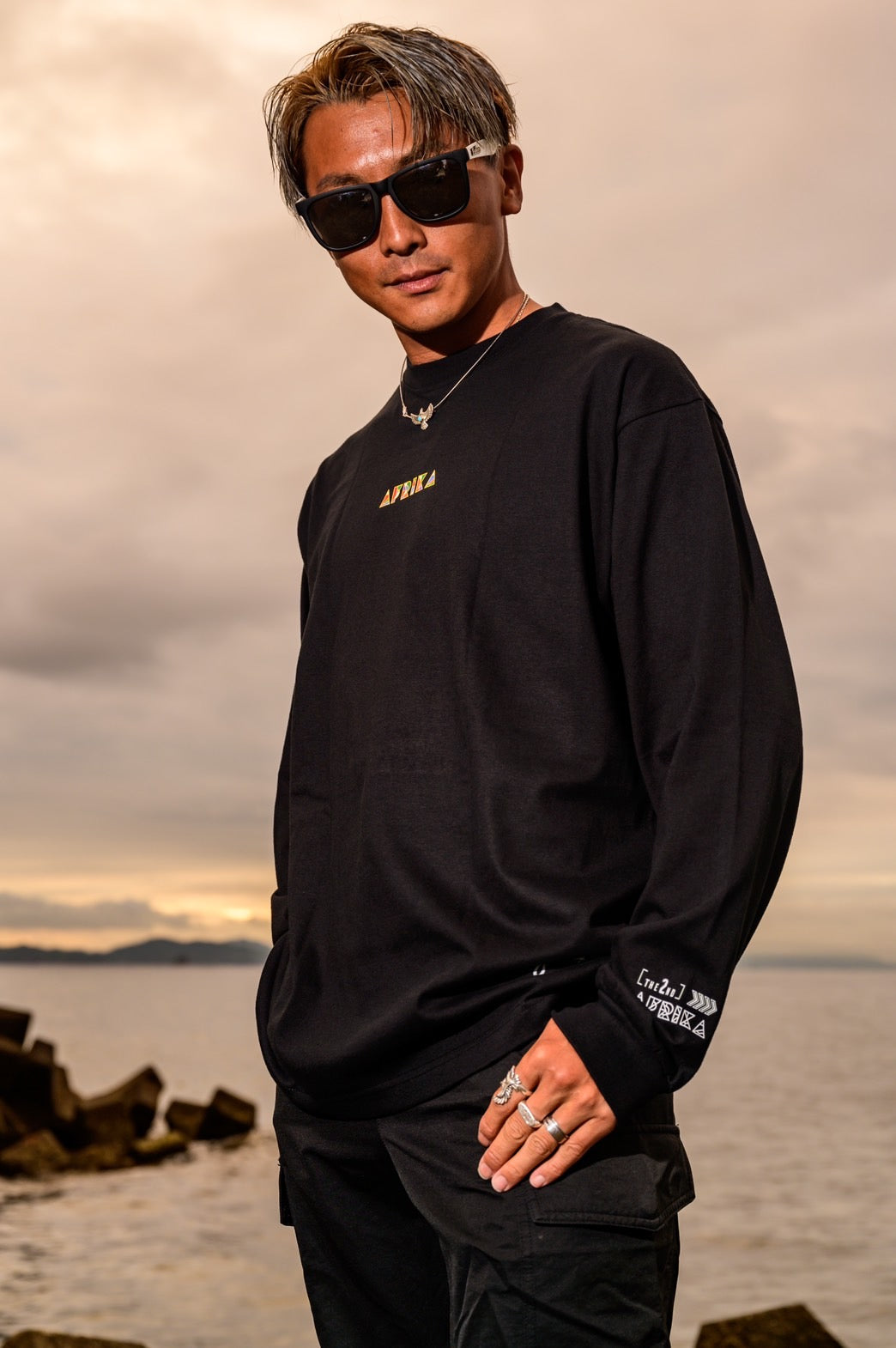 Africa feat.yuma - Long Sleeve(Black)