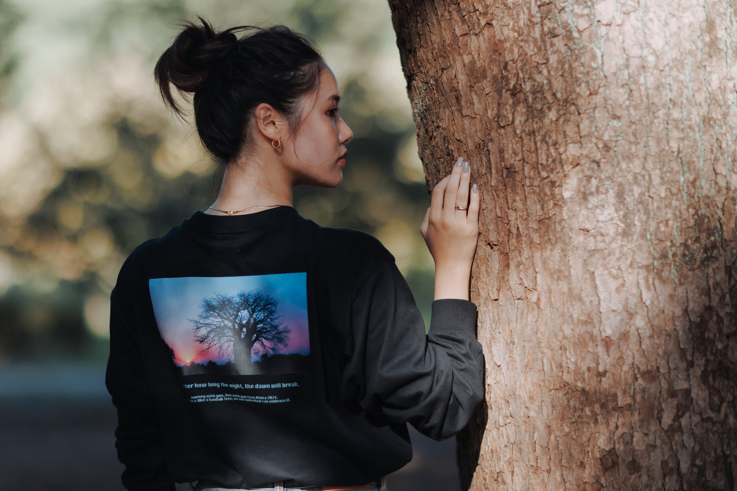 baobab long sleeve(Black)