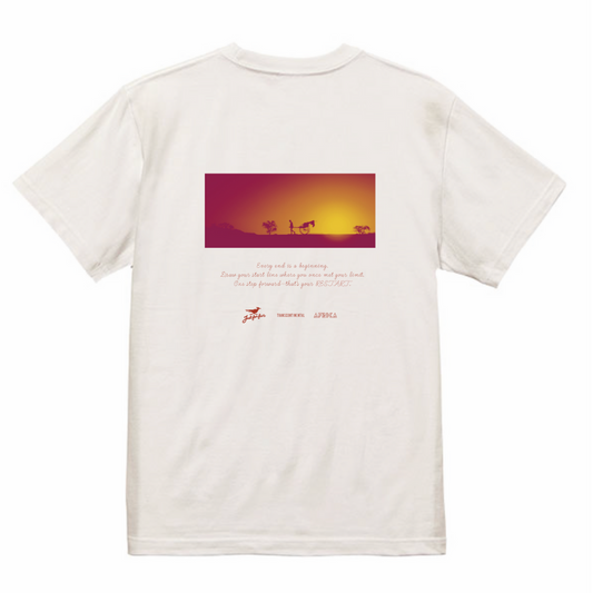 映画『RESTART』公式Tシャツ（キービジュアルデザイン）
