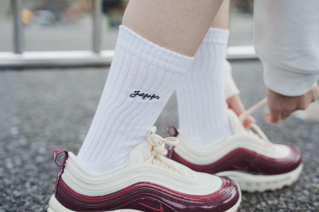 JUST FOR FUN ソックス(White)