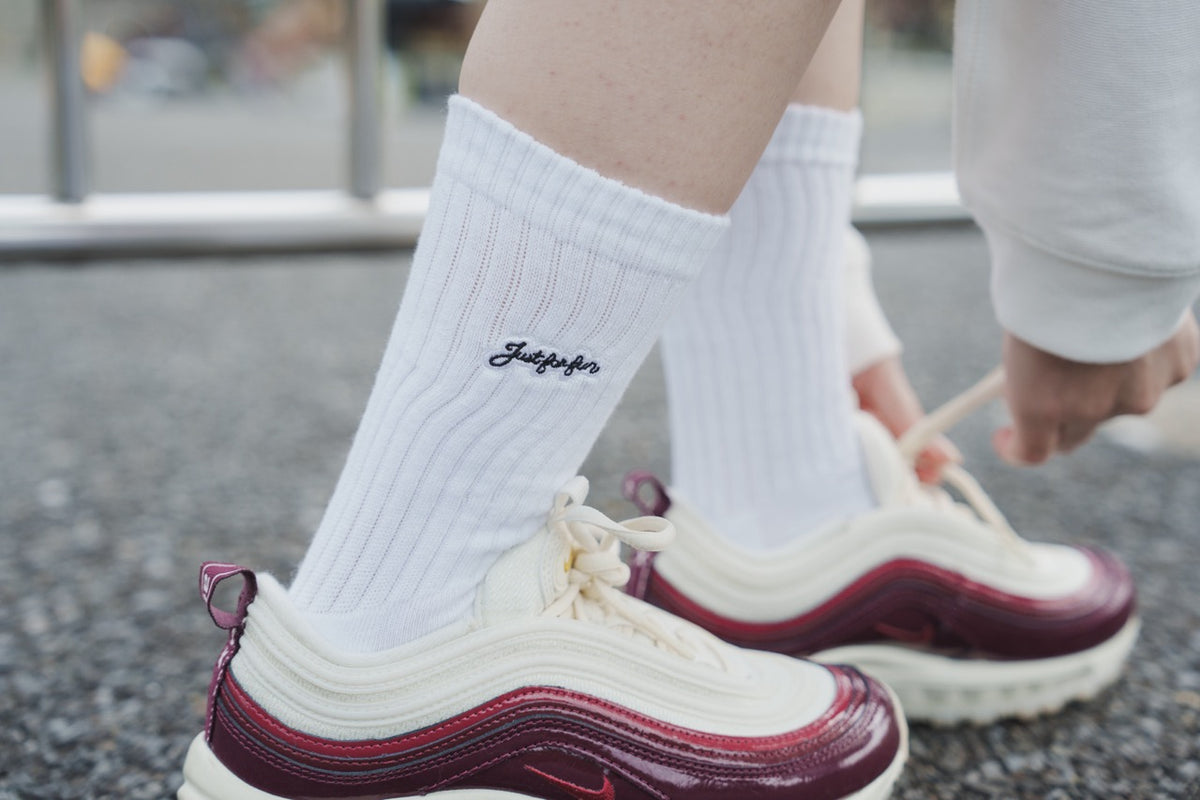 JUST FOR FUN ソックス(White)