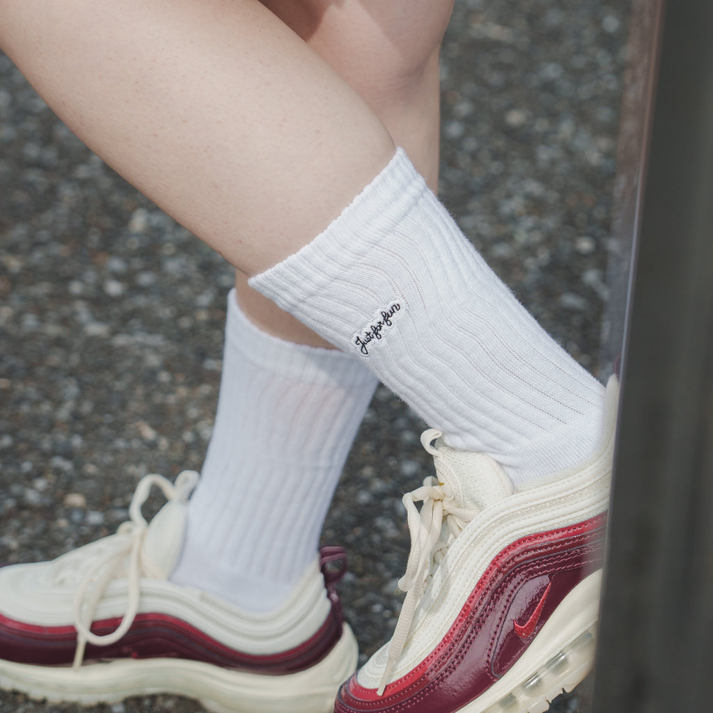 JUST FOR FUN ソックス(White)