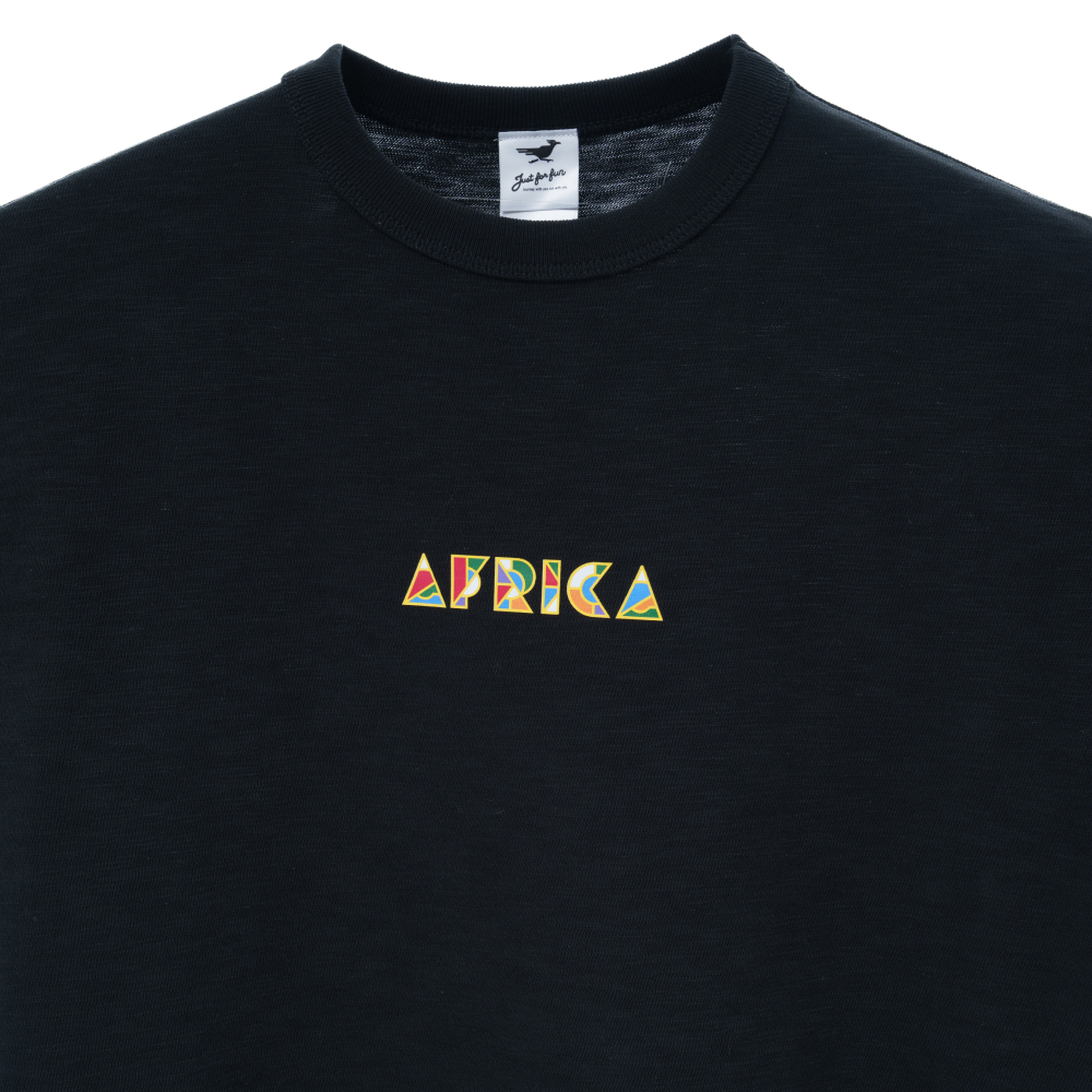 【応援】Africa Waka!Waka! Tee(Black)
